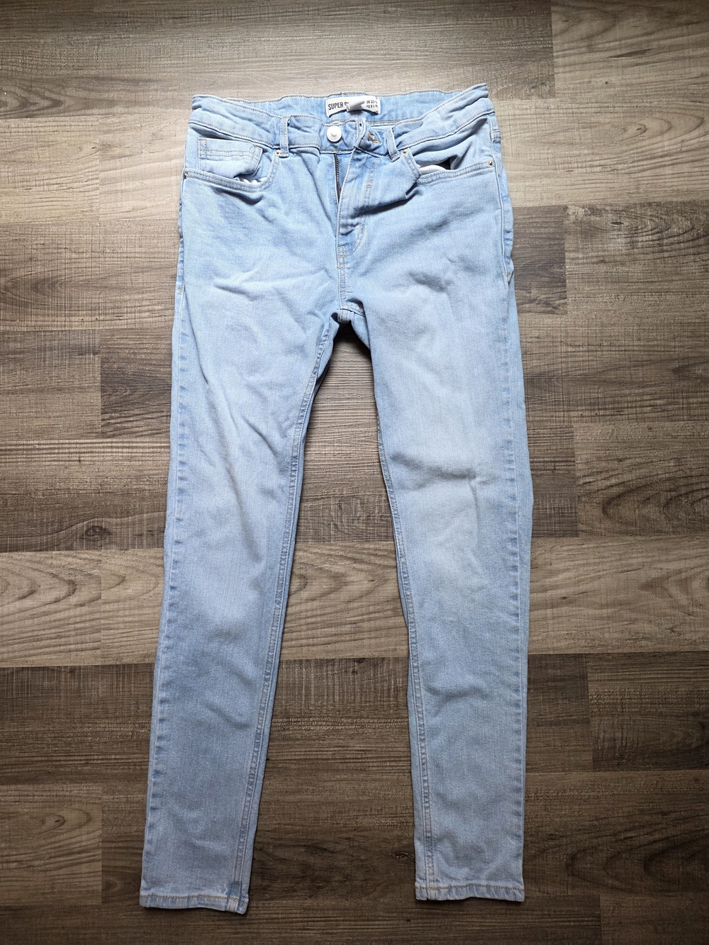 Mens Light Was Skinny Jeans